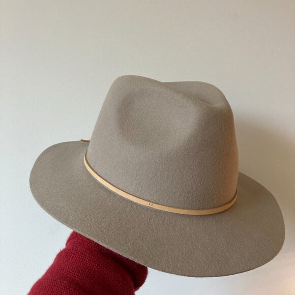 Brixton Wesley Fedora Hat 100% Wool Felt Unisex (Size Medium) - Picture 7 of 10